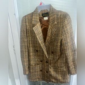 Vintage Toni Garment for CC Magic Size 4 Beige Tweed Blazer
